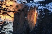 優勝美地公園奇觀「火瀑布」即將回歸！明天開始預約通行證！今年雨水充足，看瀑布最好時機～