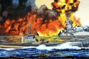 二戰這艘悲催的美國航母，被一枚魚雷擊沉，彈藥殉爆導致傷亡率達70%