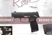 西格紹爾「玫瑰」主題手槍 吸引女性使用者 學射擊技術掌握自衛技能