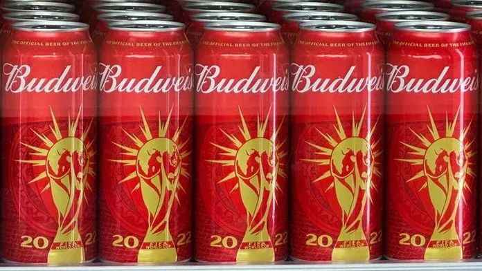 本屆世界盃的指定啤酒要14歐元一品脫（法新社圖）