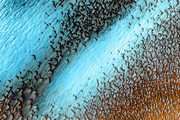 藍色沙丘？奧德賽號揭秘，火星表面別有洞天