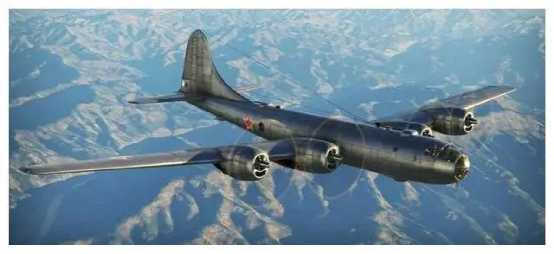 圖-4被戲稱為「B-29斯基」，雖然空重更大，但是蘇聯人換裝了更強勁的發動機