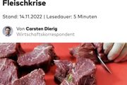 【警告】未來幾個月德國肉類將告急，價格將飆升，因綠黨希望」將德國飲食改為素食「
