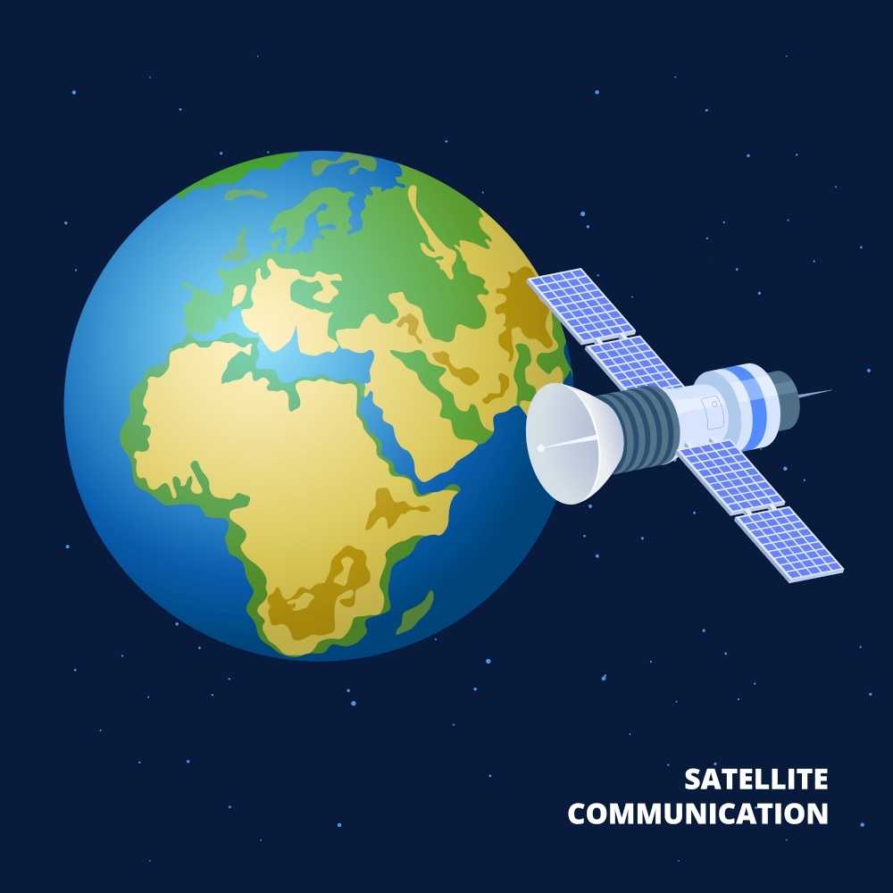 衛星通訊，擁有極強的覆蓋能力
