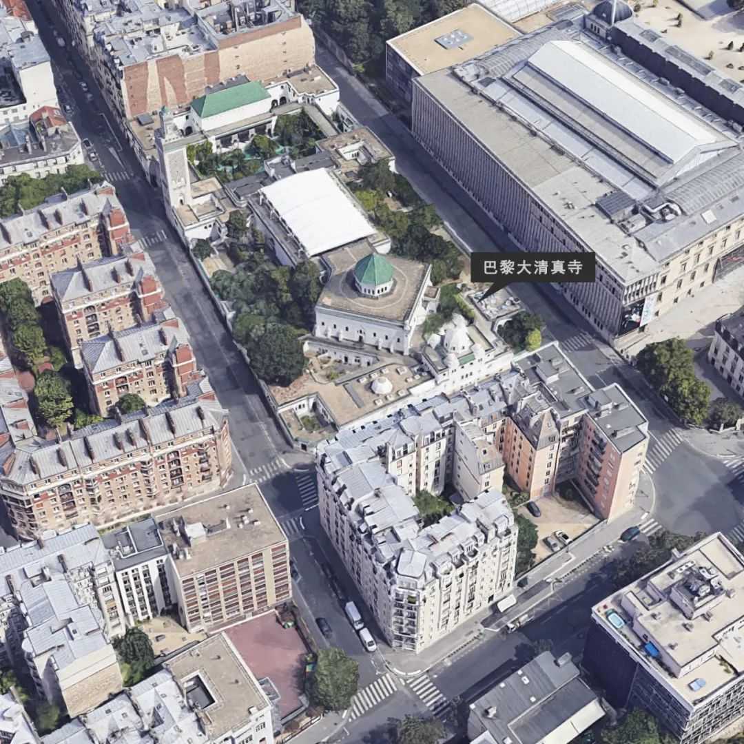 巴黎大清真寺（圖：google map）
