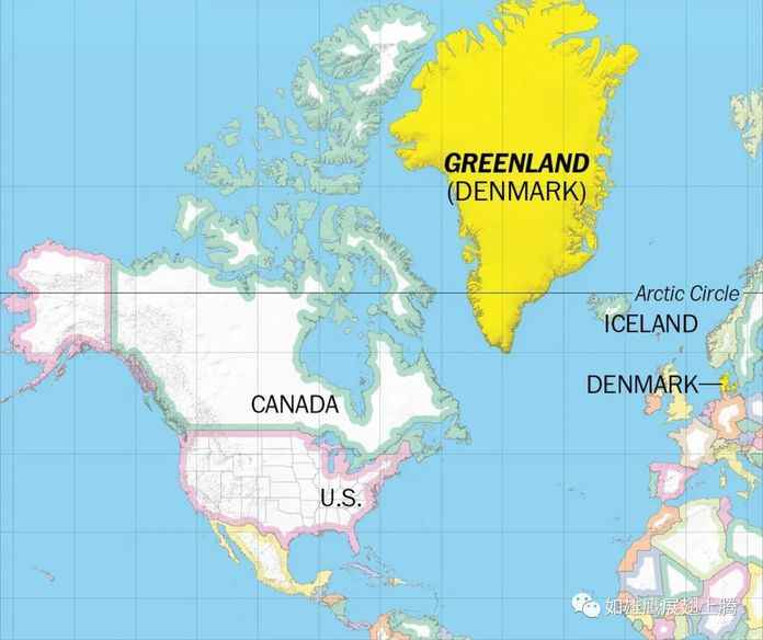 格陵蘭的位置