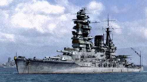 曾長期被視為日本帝國海軍象徵的「長門」號戰列艦
