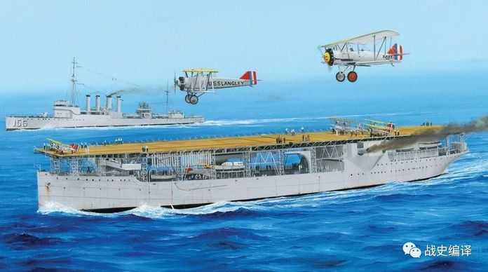 美國海軍首艘航空母艦「蘭利」號
