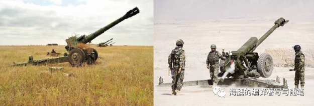 D-20（左）和 D-30（右）榴彈炮