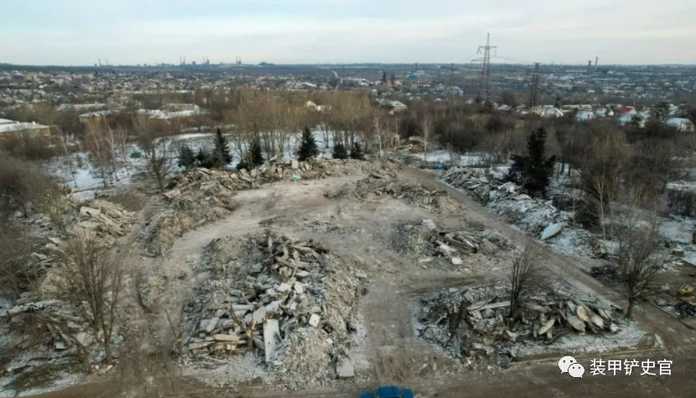 馬卡耶夫卡被烏軍摧毀的俄軍聚集點廢墟