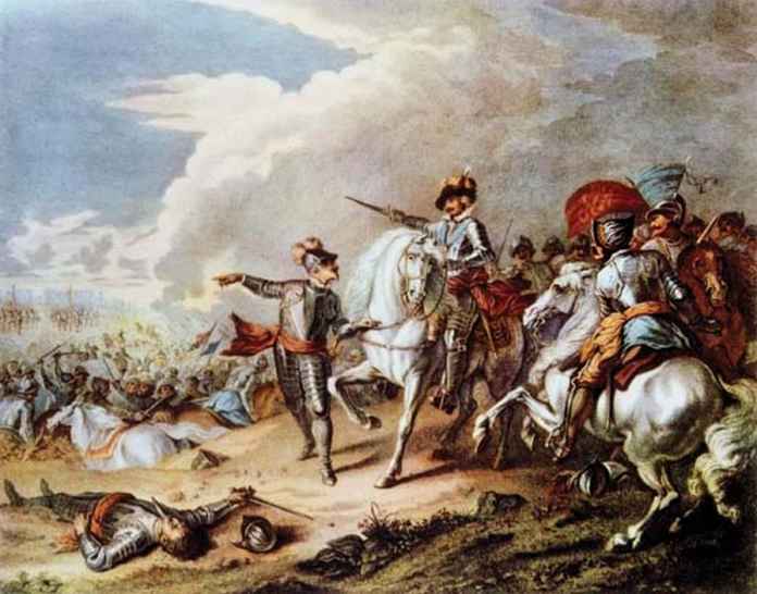 1645年納西比戰役，議會軍大勝王軍