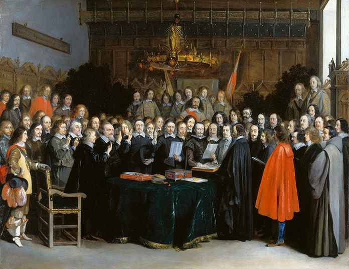 威斯特伐利亞和約的簽訂正式確認尼德蘭獨立