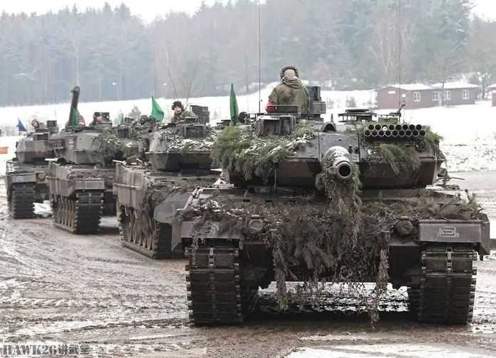 德國陸軍的豹2A6主戰坦克
