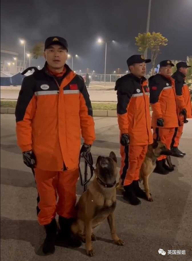 這也是中國救援隊首次攜救援犬出國救援