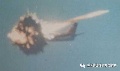 被直接擊中的QF-86E靶機