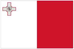 馬耳他國旗，左上角就是喬治十字勳章