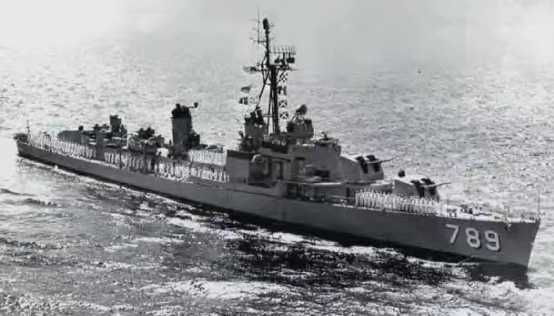 搭救懷特少尉的美軍驅逐艦「埃弗索」號，美國海軍為空軍同仁「擦屁股」了