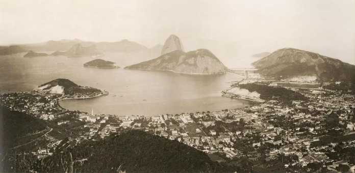 巴西海港里約熱內盧，當時巴西的首都