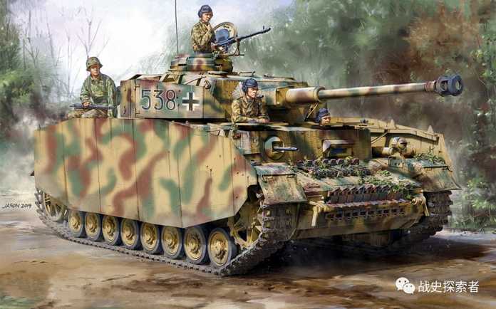 （彩繪）「青年團」裝甲師第12裝甲團使用的一輛四號H型坦克