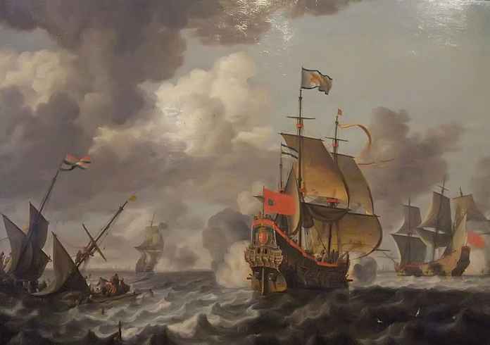 圍剿海盜的強大荷蘭艦隊