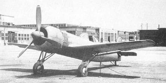 一架下線的Ki-115「劍」