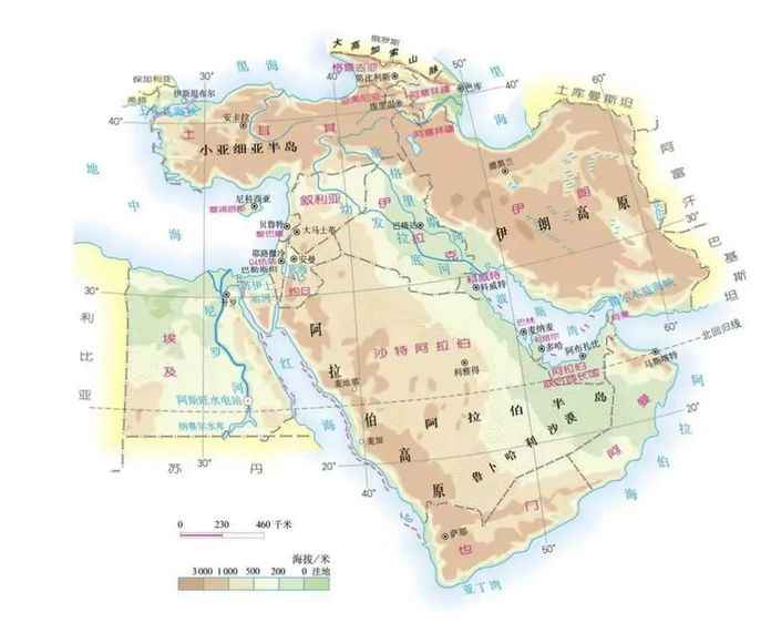 中東地圖