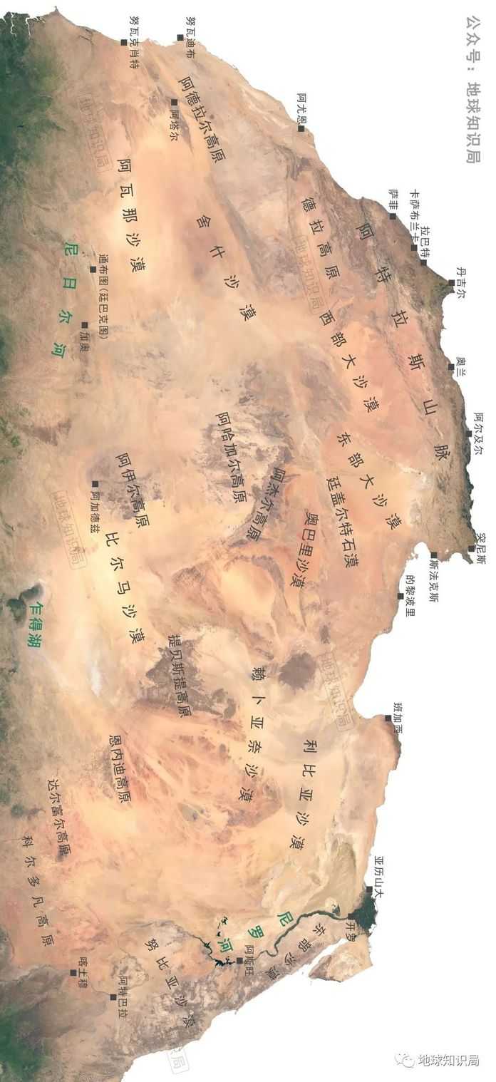 這裡是撒哈拉沙漠邊緣在中非方向最重要的綠洲