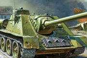 圖說：SU-100自行反坦克炮 最強綜合戰鬥力 德國重型坦克終結者
